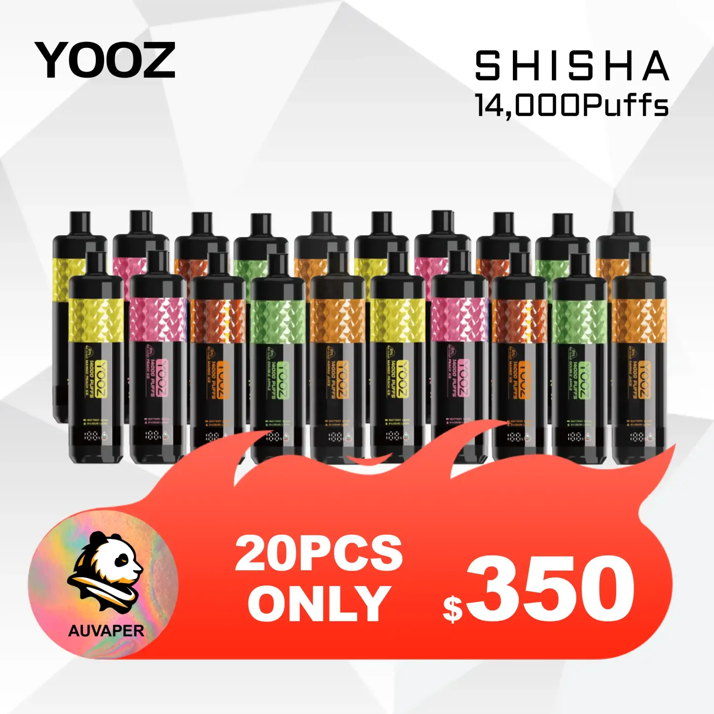 YOOZ SHISHA 20pcs-AUVAPER
