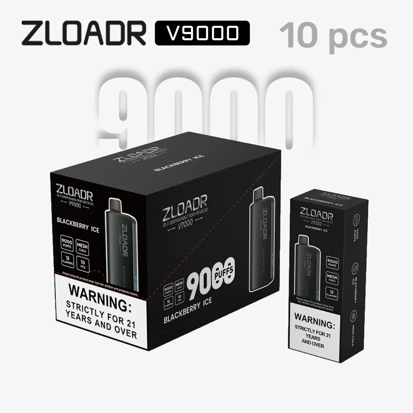 ZLOADR V9000 10pcs