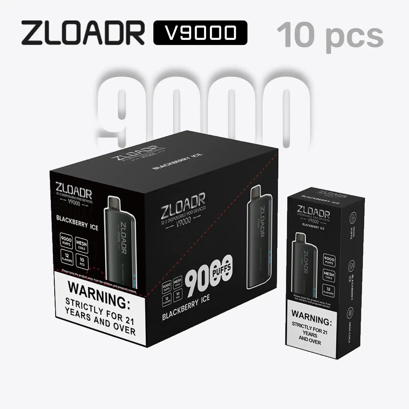 ZLOADR V9000 10pcs