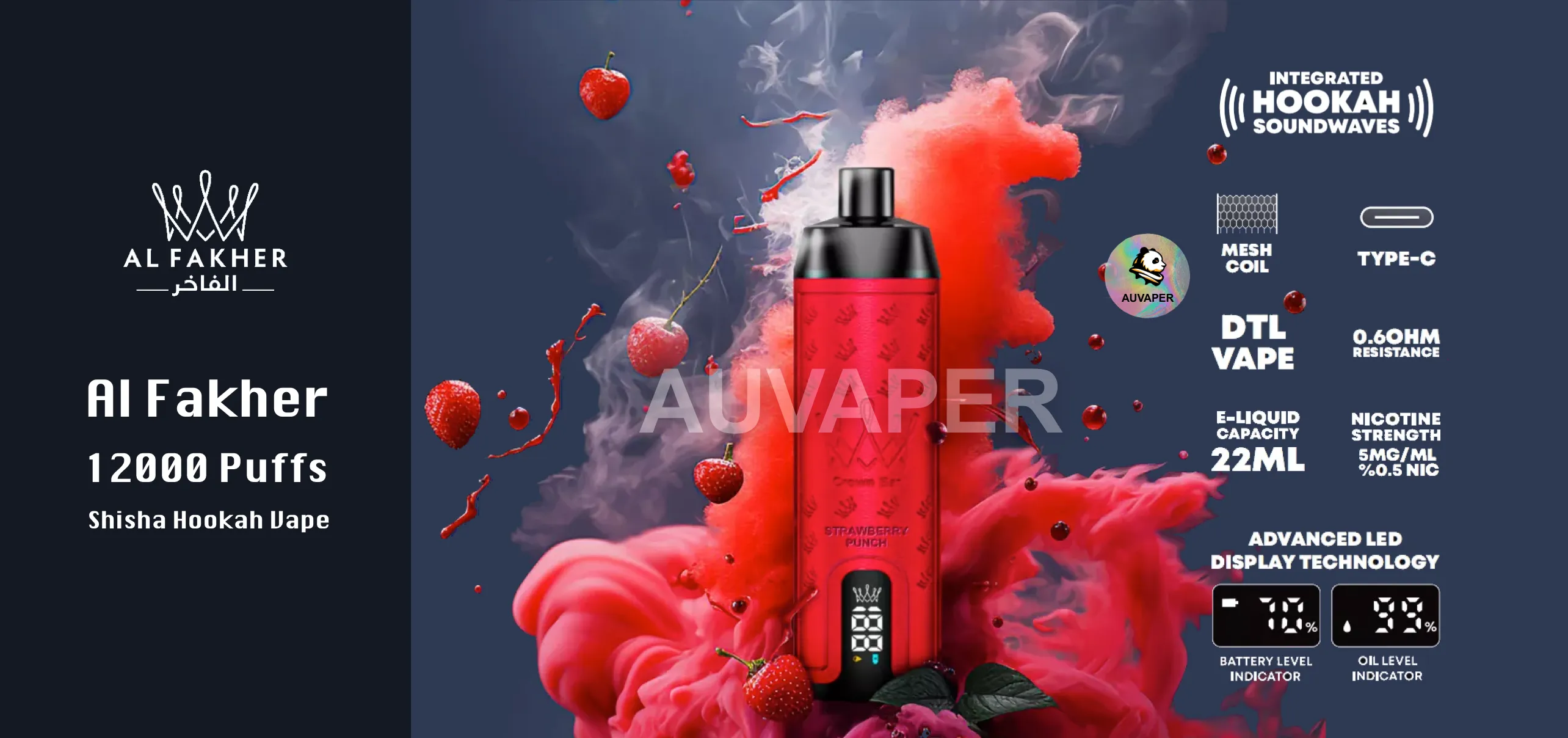 {"default":"Al Fakher 12,000 Puffs Shisha Hookah Vape"}
