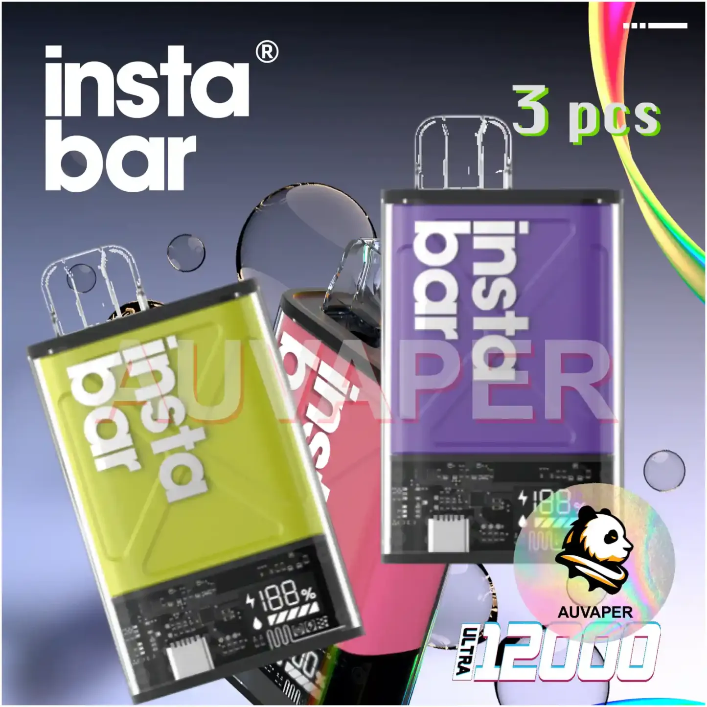 INSTA BAR ULTRA 3pcs-AUVAPER
