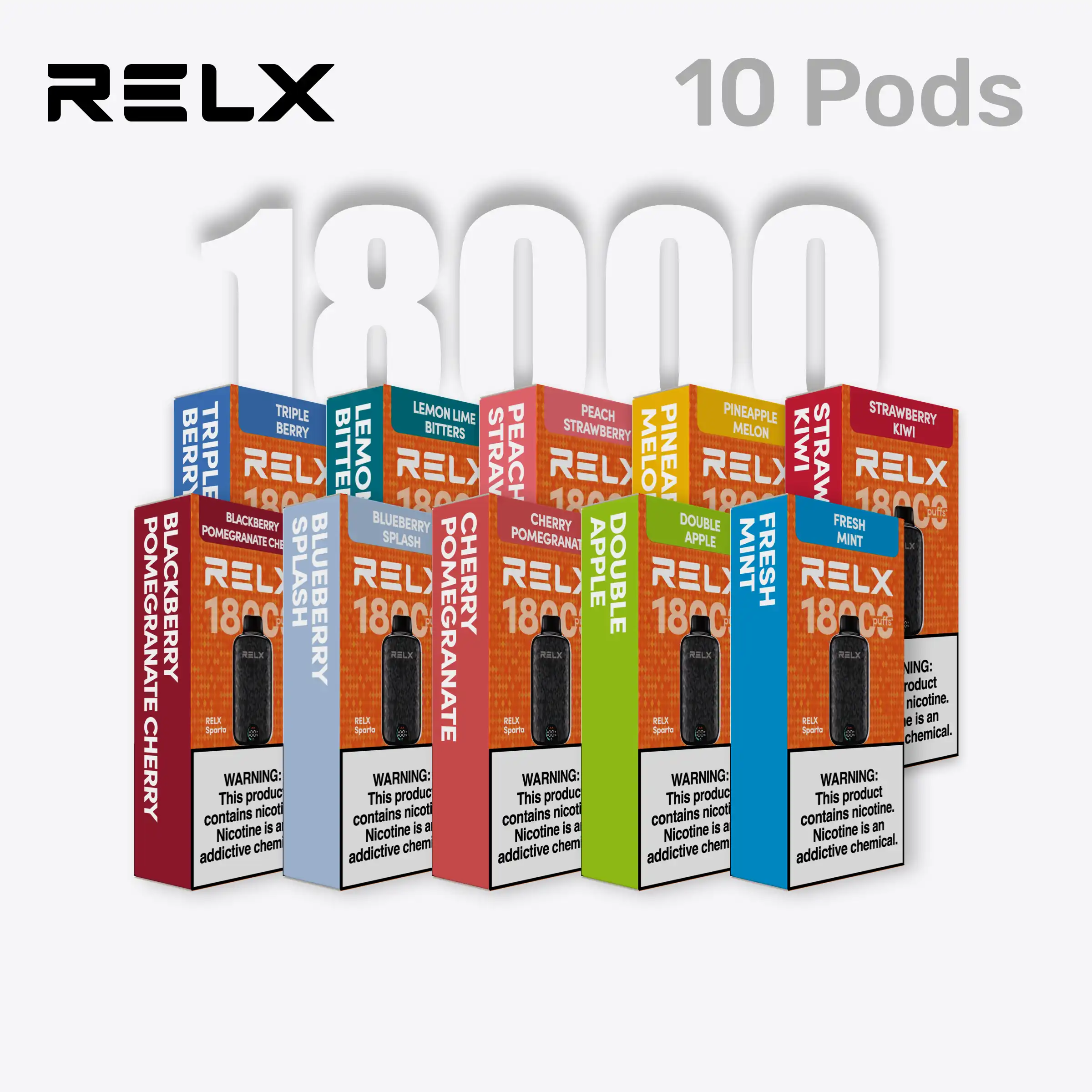RELX SPARTA 10 pcs