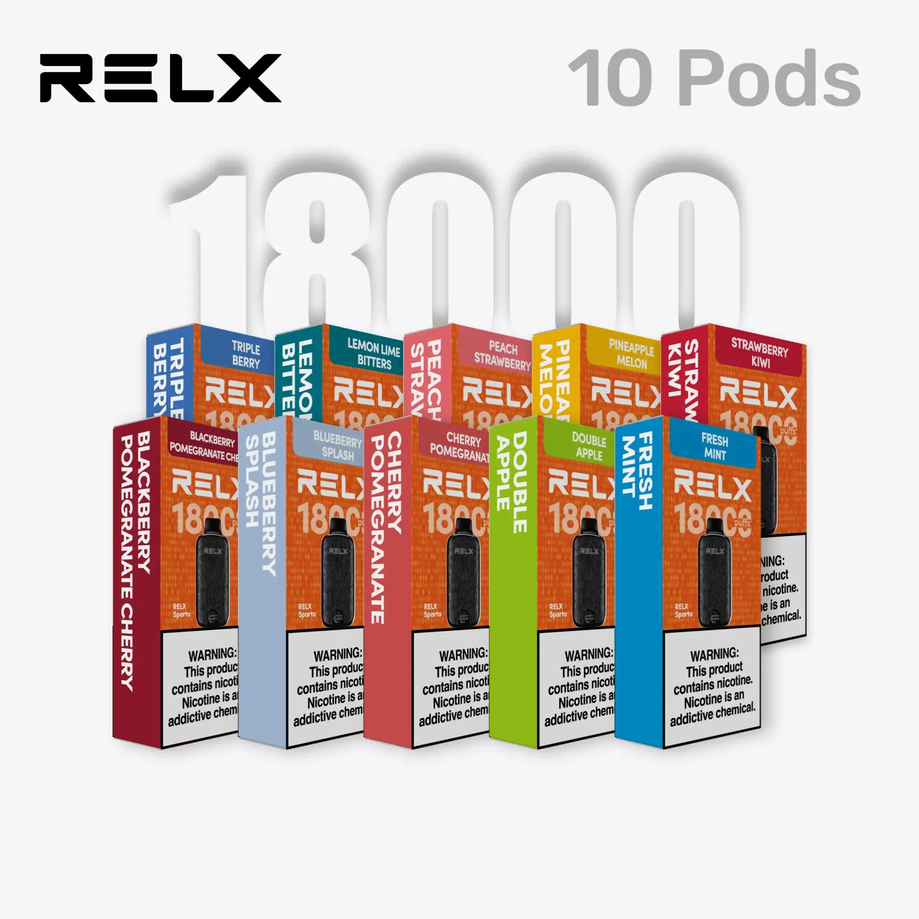 RELX SPARTA 10 pcs