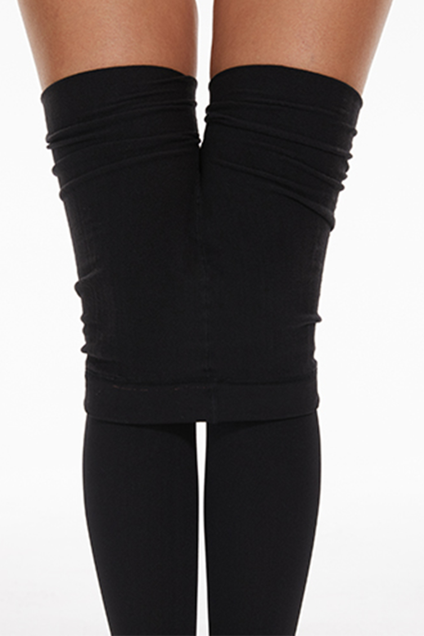 2 Pack Women's Fleece Lined Tights Winter Warm 100 Den Opaque High Wist pantyhose