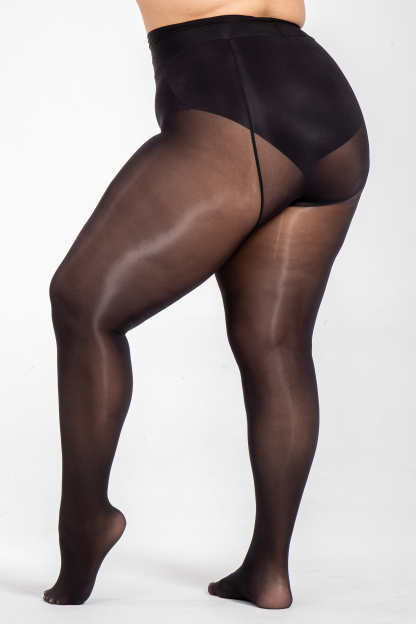 3 Pairs Women's Shiny Plus Size Pantyhose