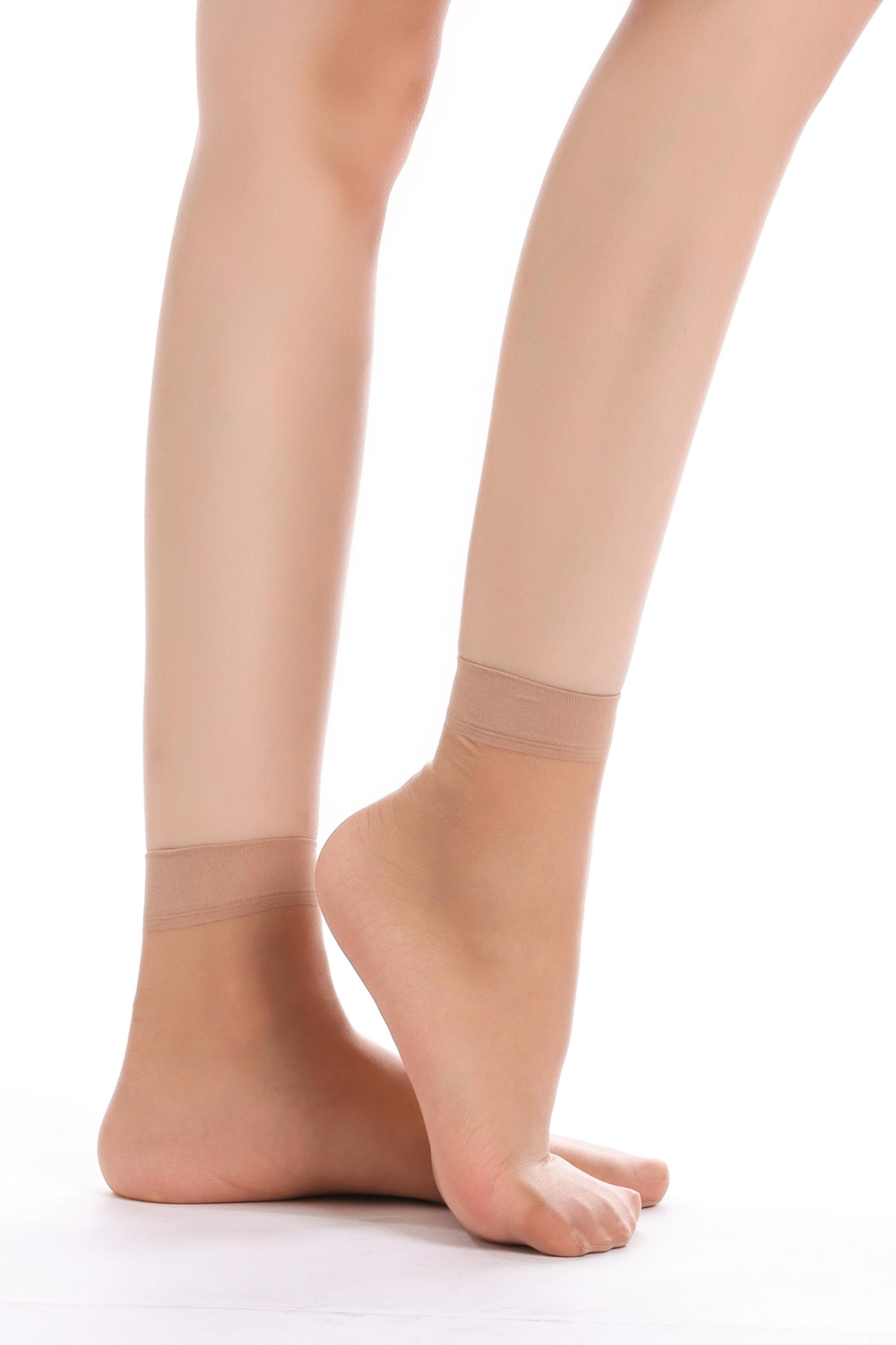 10 Pairs Women's Ankle High Sheer Socks