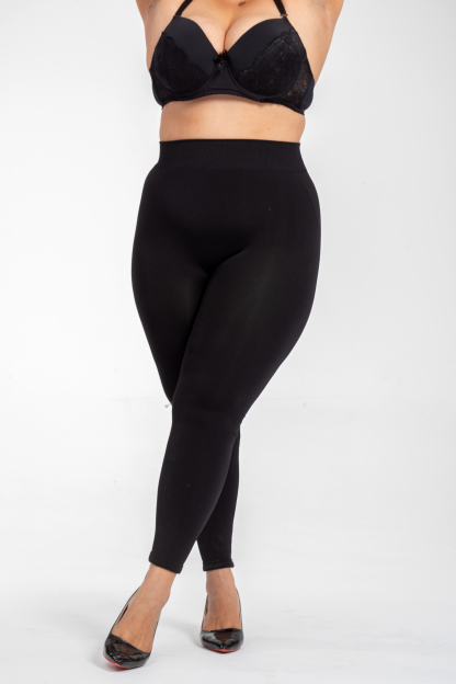 2 Pack Women's Plus Size  Fleece Lined Leggings 