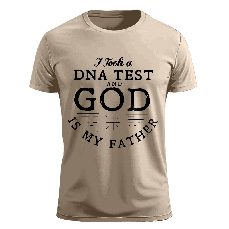 Fathers Day Mens Graphic  Christian Letter Crew Neck 3D Print T-Shirt
