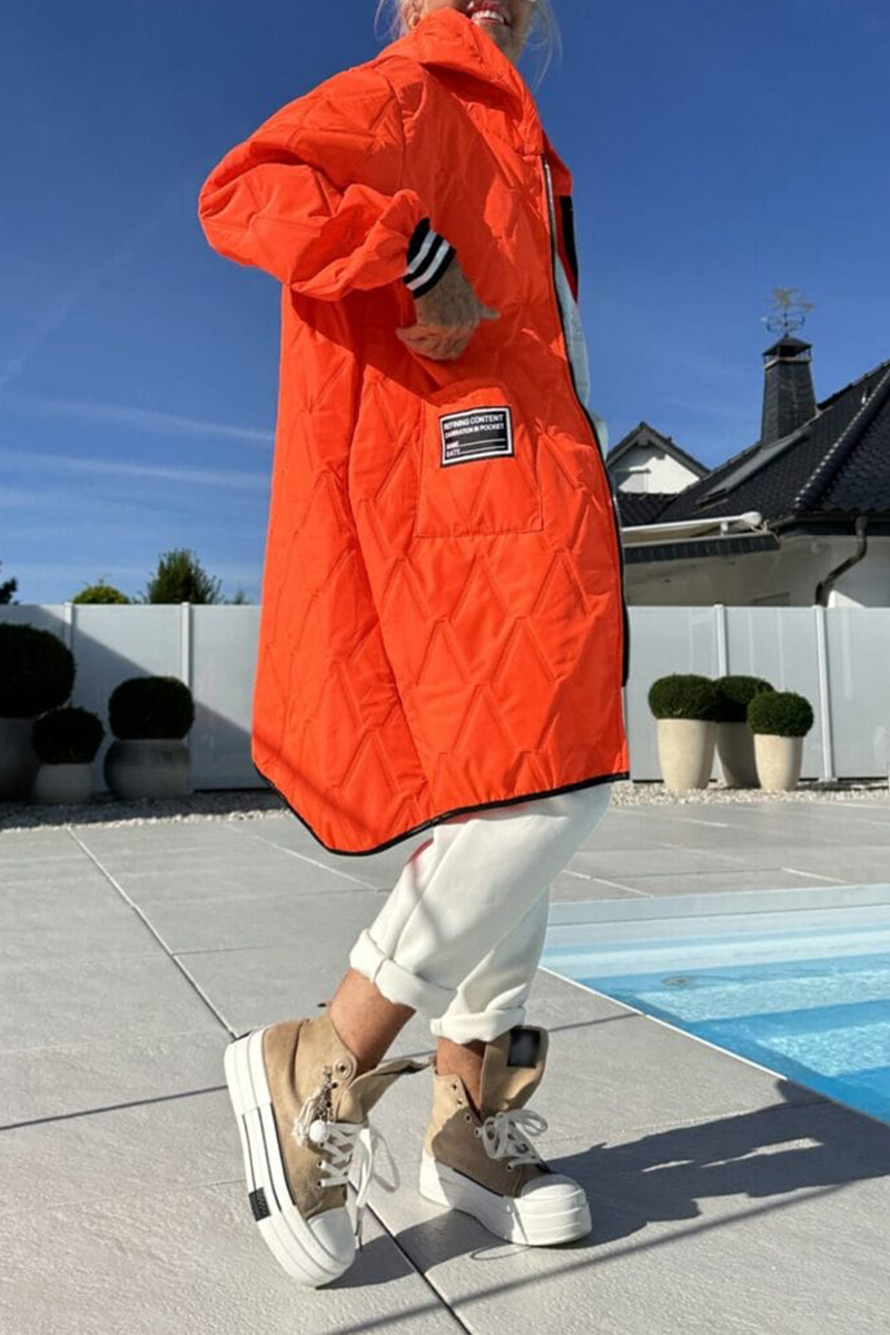 Womens Hooded Casual Coat