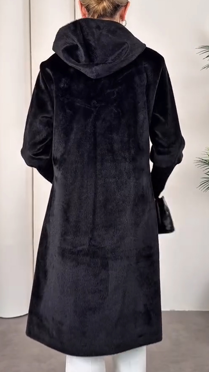 Women Fur Collar Casual Cotton Jacket