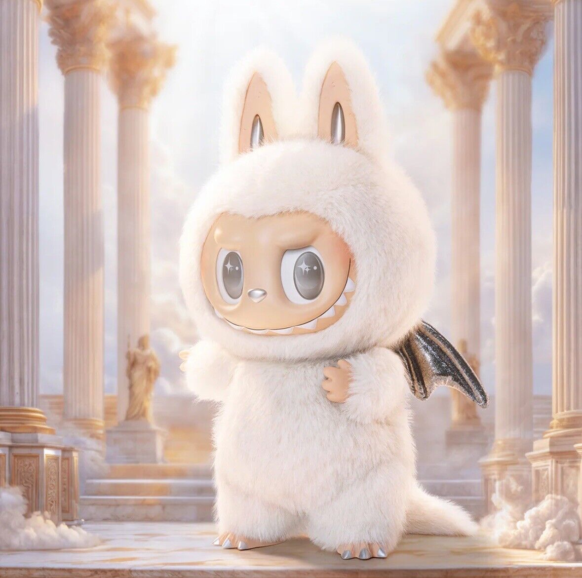 POP MART The Monsters Angel In Clouds Vinyl Face Doll Labubu - ✅AUTHENTIC ✅