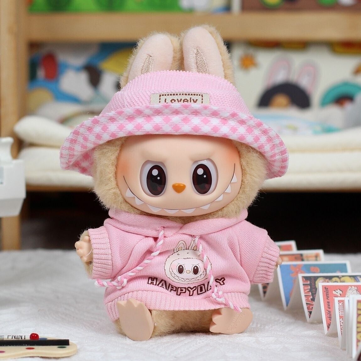 POP MART LABUBU The Monsters Plush Doll Replacing Clothes Set No Toys