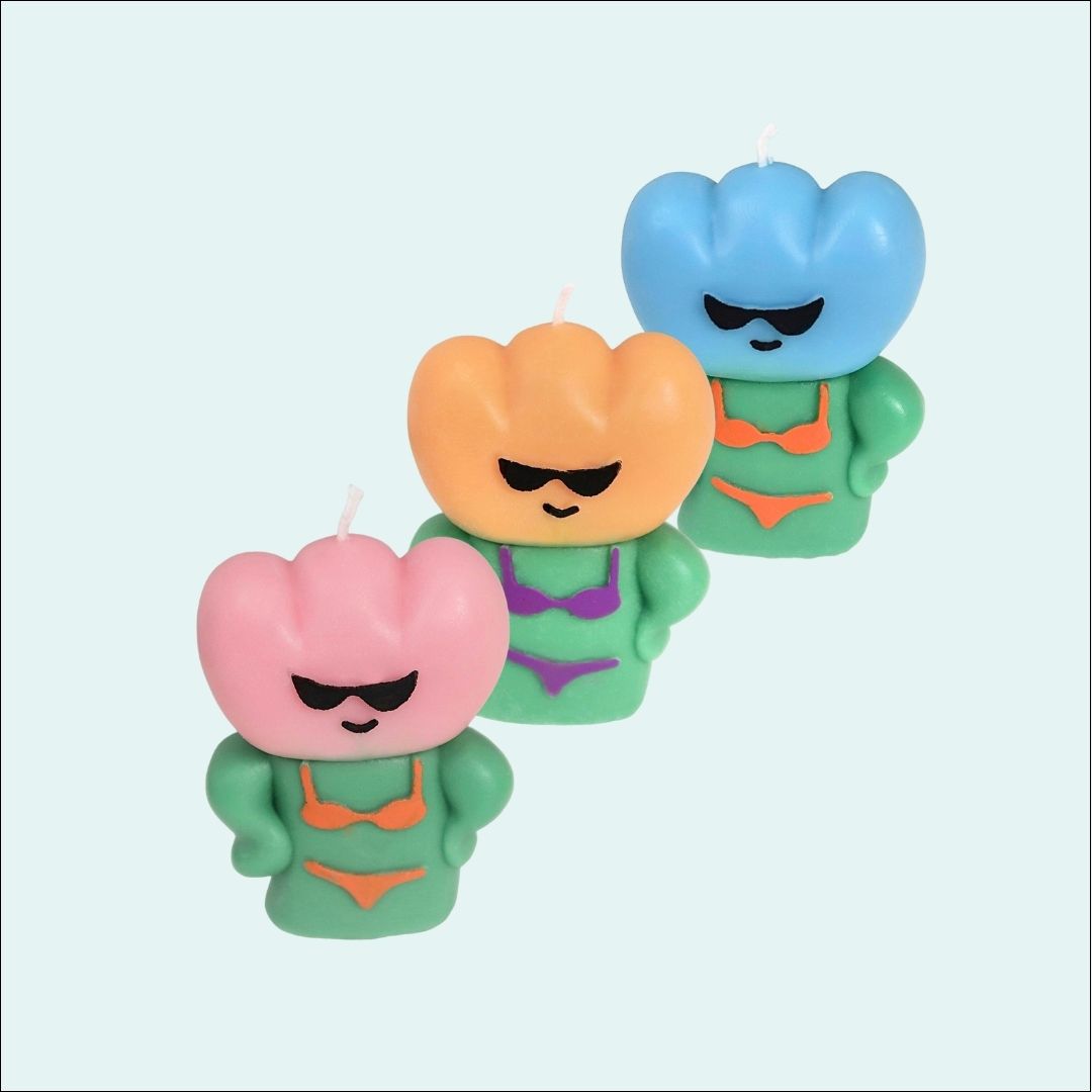 Cool Bikini Flower Candles-Cozyolo Home Decor & Candle