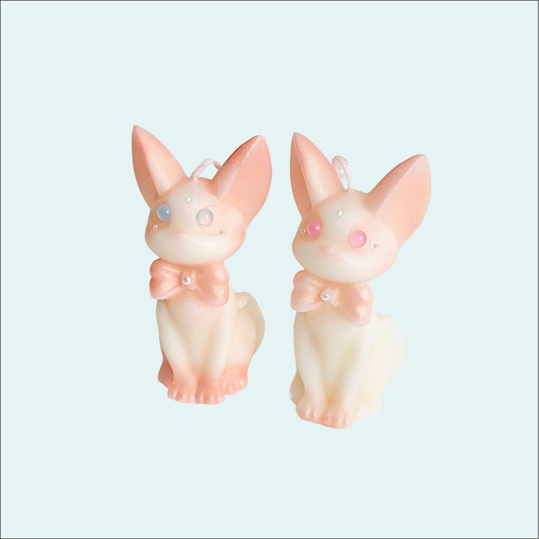 Glazy Eyes Glittery Cat Candle -Cozyolo Home Decor & Candle