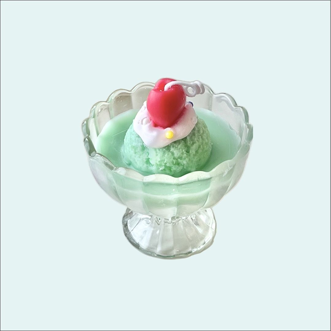 Mint Cherry Ice Cream Candle-Cozyolo Home Decor & Candle