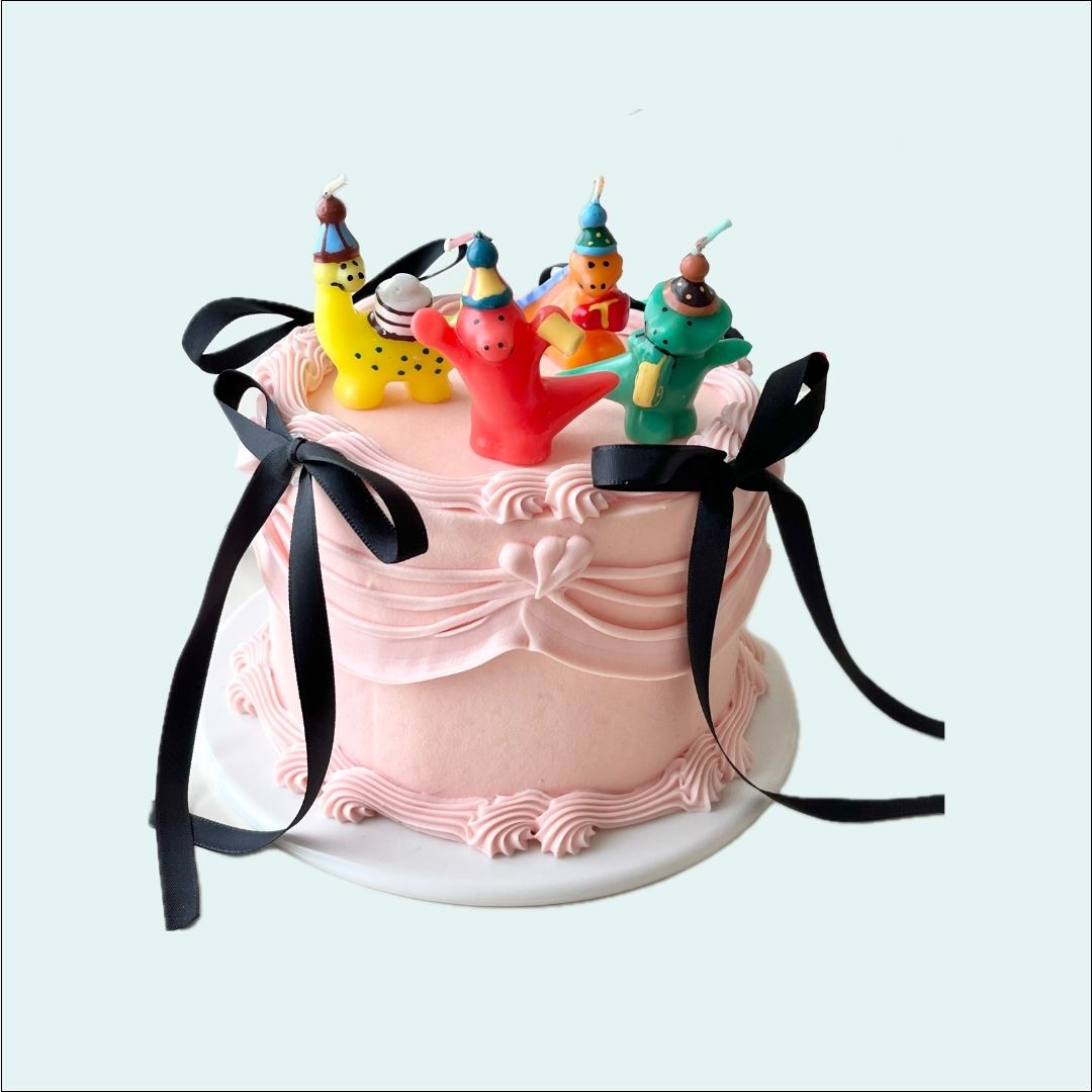 Party Time Dinosaur Birthday Candles - 5 Pack-Cozyolo Home Decor & Candle