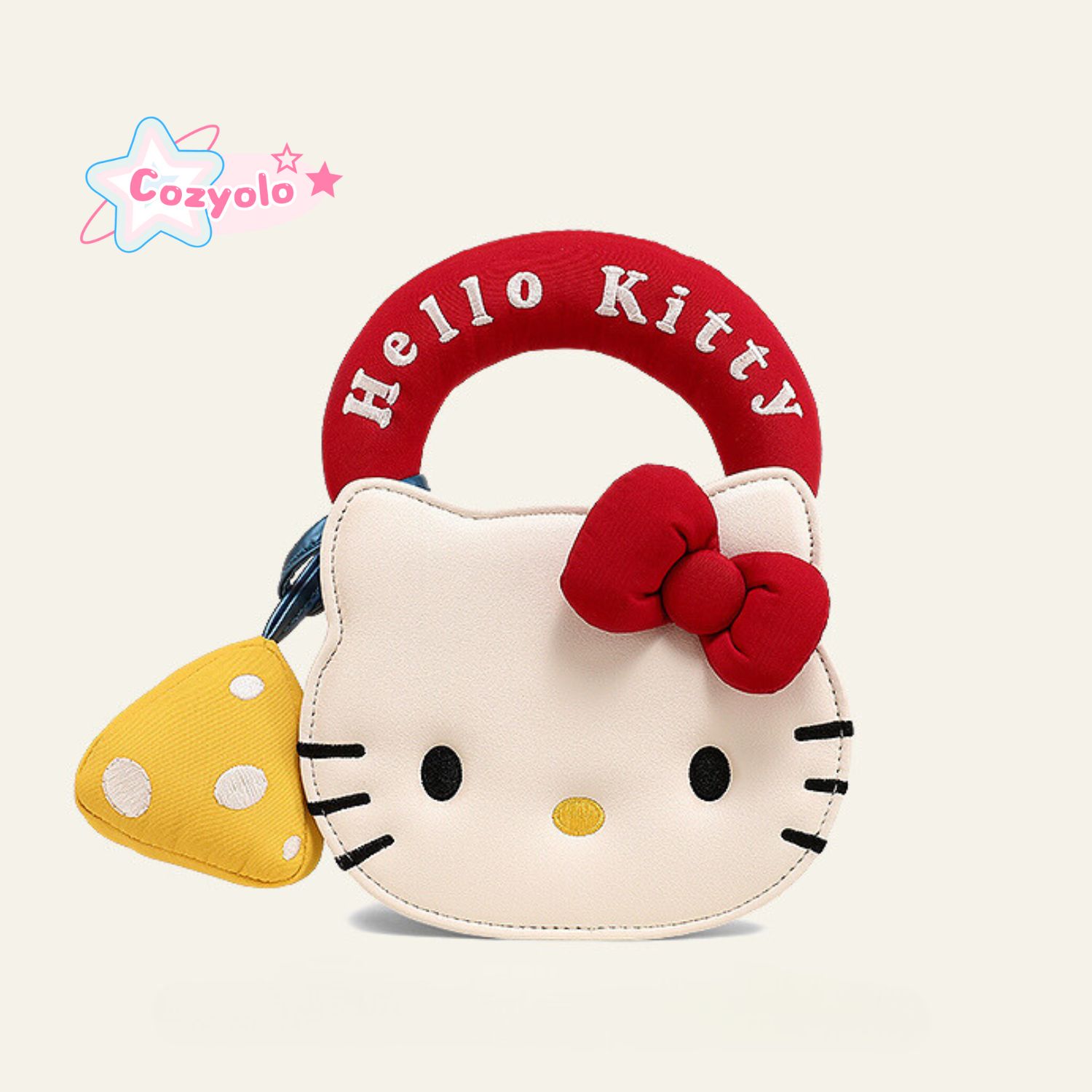 Hello Kitty Biscuit-Shaped Mini Bag – Cute Handbag and Crossbody for Women and Girls