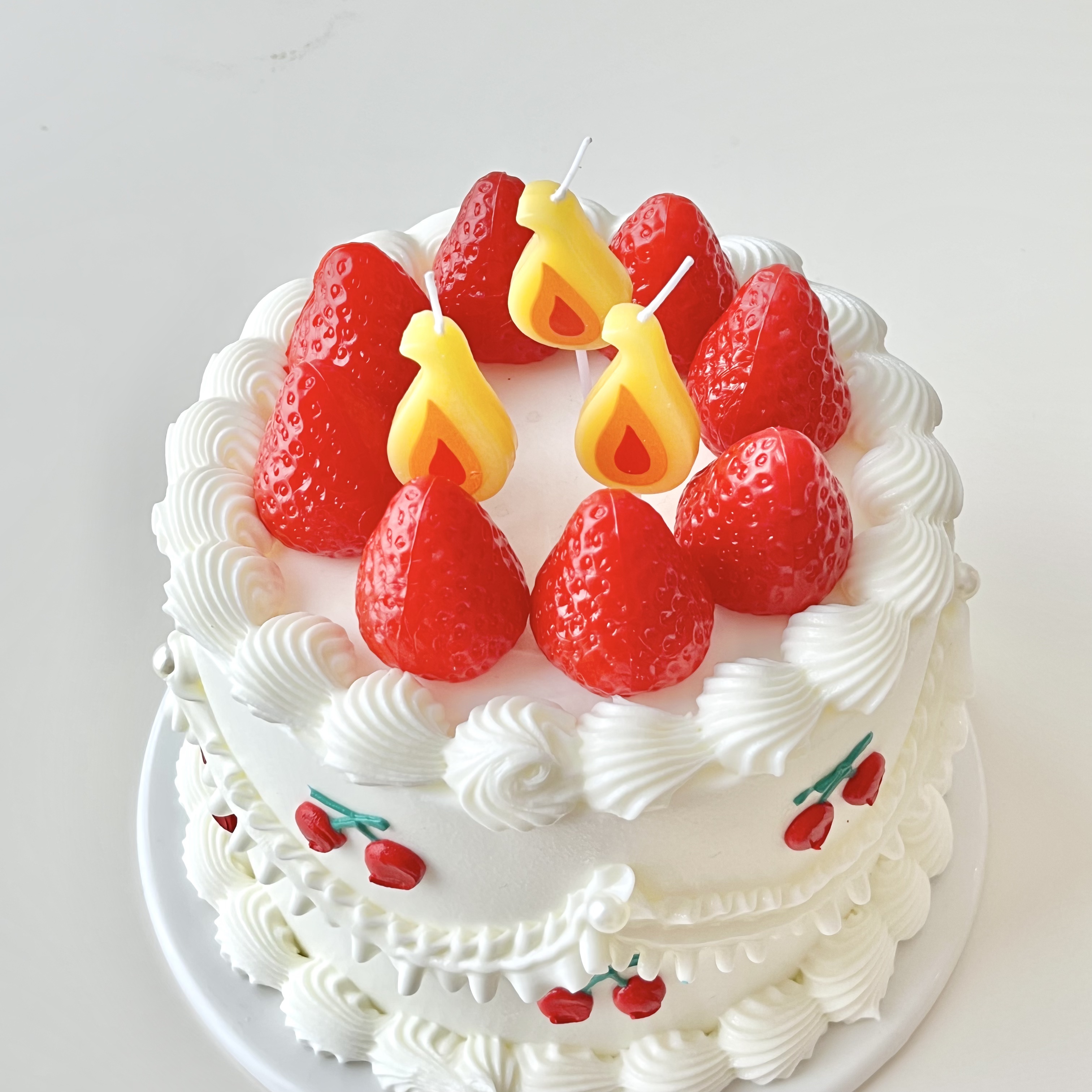 Flame-Shaped Birthday Candles - 5 Pack -Cozyolo Home Decor & Candle