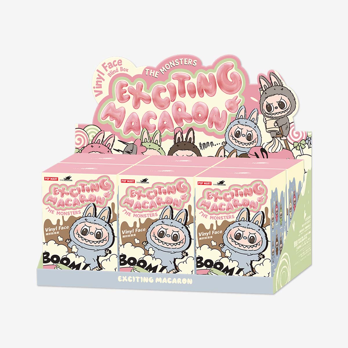 THE MONSTERS - Exciting Macaron Single Blind Box 6Pcs Set