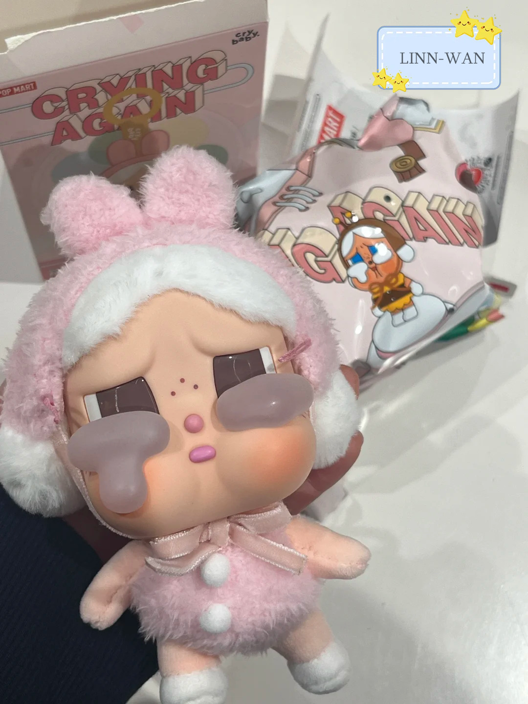 POP MART Crybaby Crying Again Plush Series Toy Blind Box Confirmed Figure Gift！！