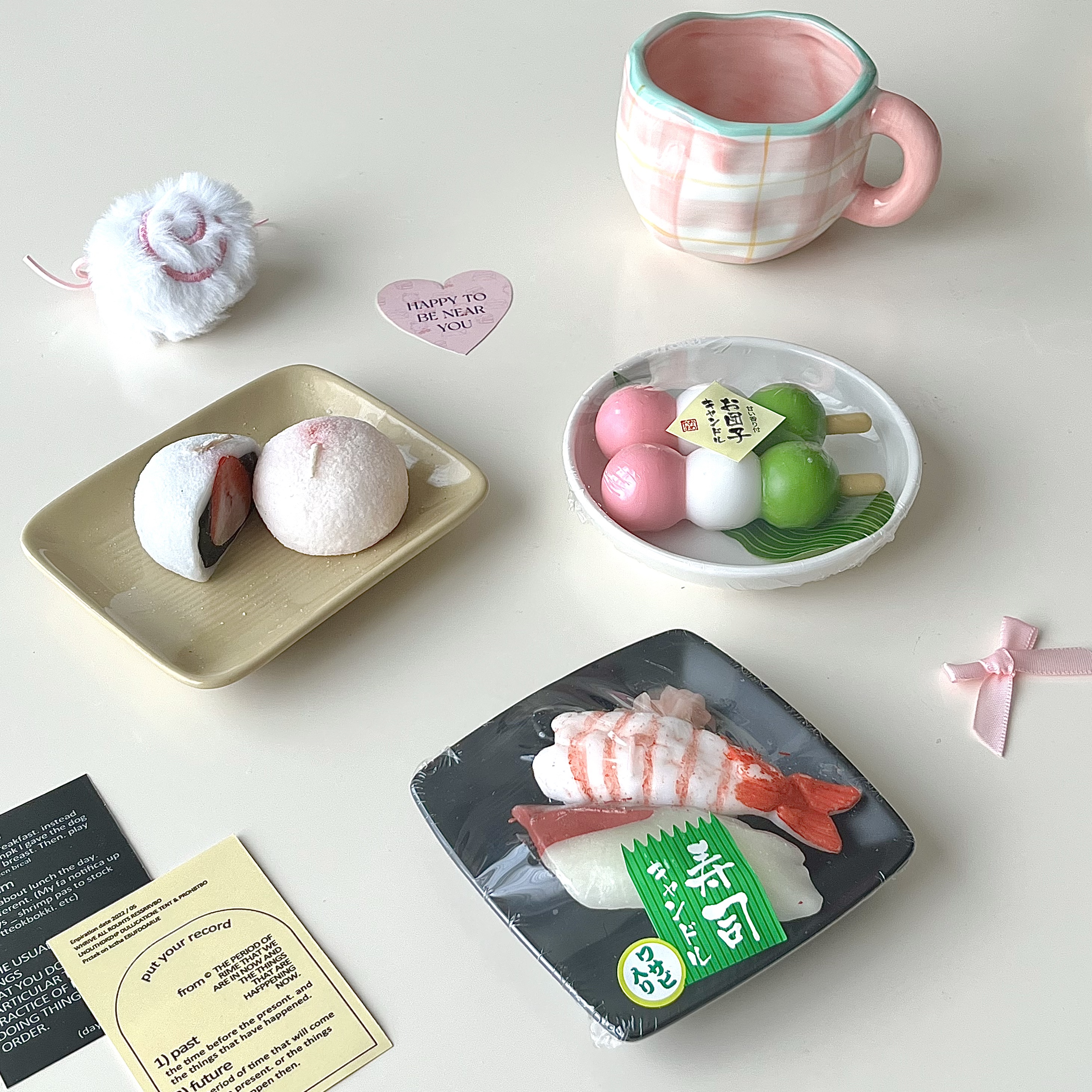 Authentic Japanese Dessert Decorative Candles – Set of 3 Designs-Cozyolo Home Decor & Candle