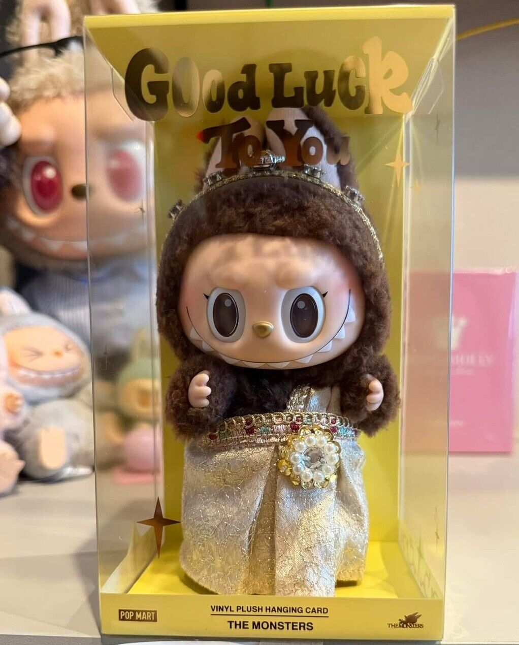 New™In-Hand Pop Mart Labubu Good Luck To You Vinyl Plush Doll Thailand Exclusive