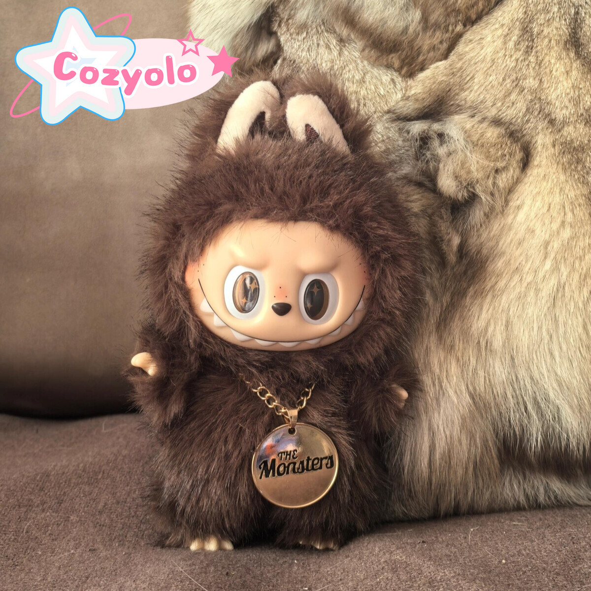 2025 Labubu Monsters  Zimomo I Found You Series Plush Doll Toy Keychain Gift 【DIY】