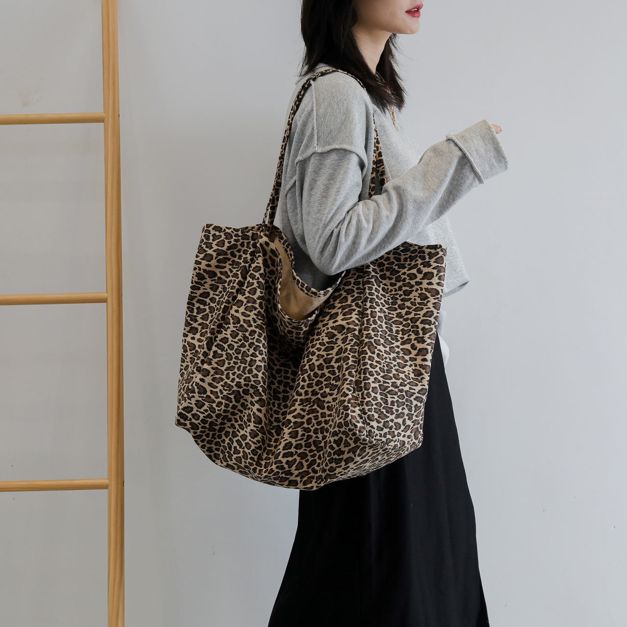 Sac Cabas Léopard