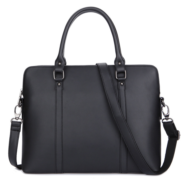 Sac Ordinateur Femme en Cuir Multipoches avec Bandoulière