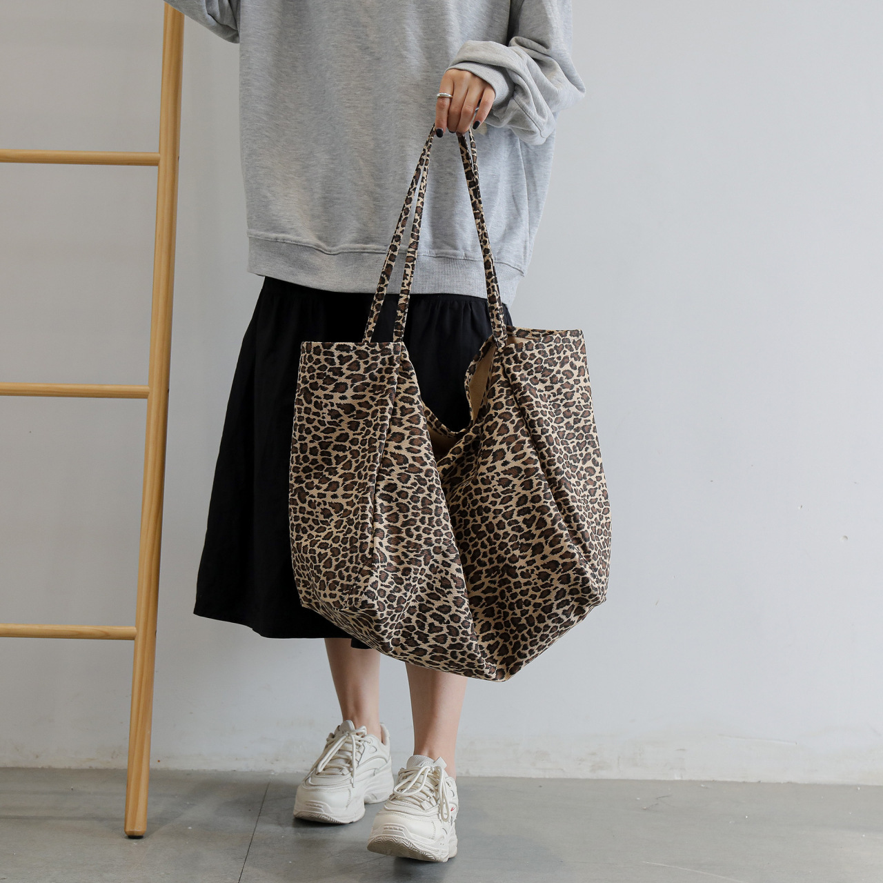 Sac Cabas Léopard
