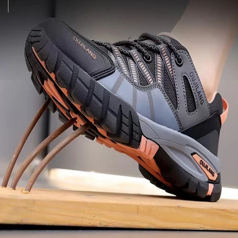 Bottes de sécurité noires à bouton rotatif