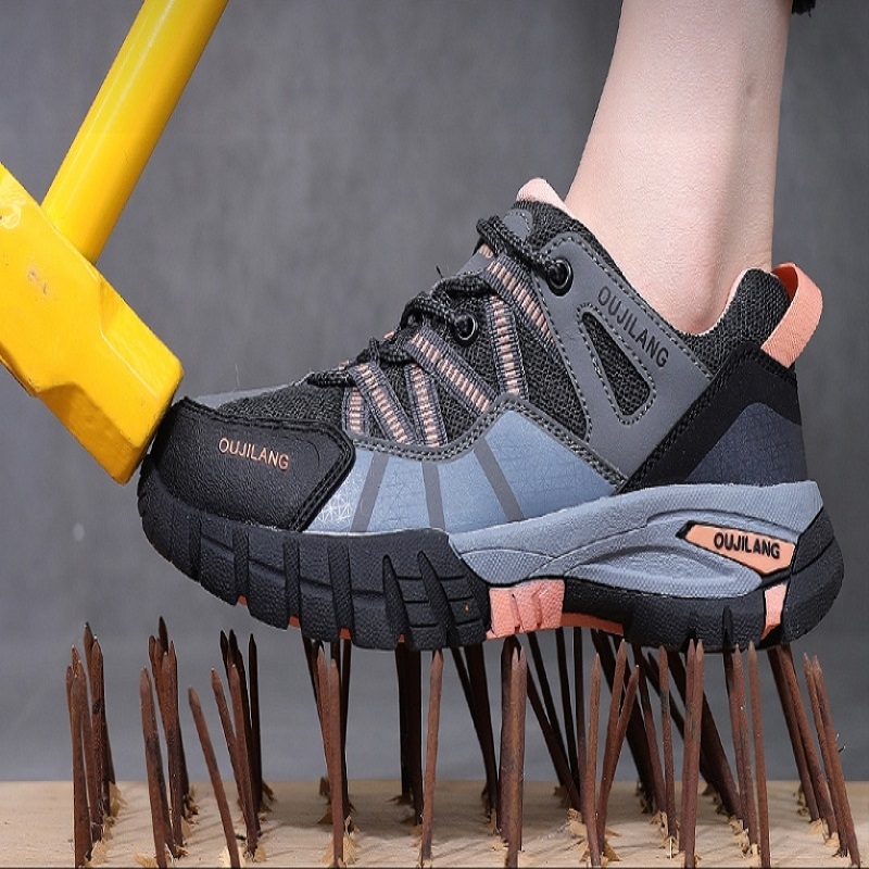 Bottes de sécurité noires à bouton rotatif