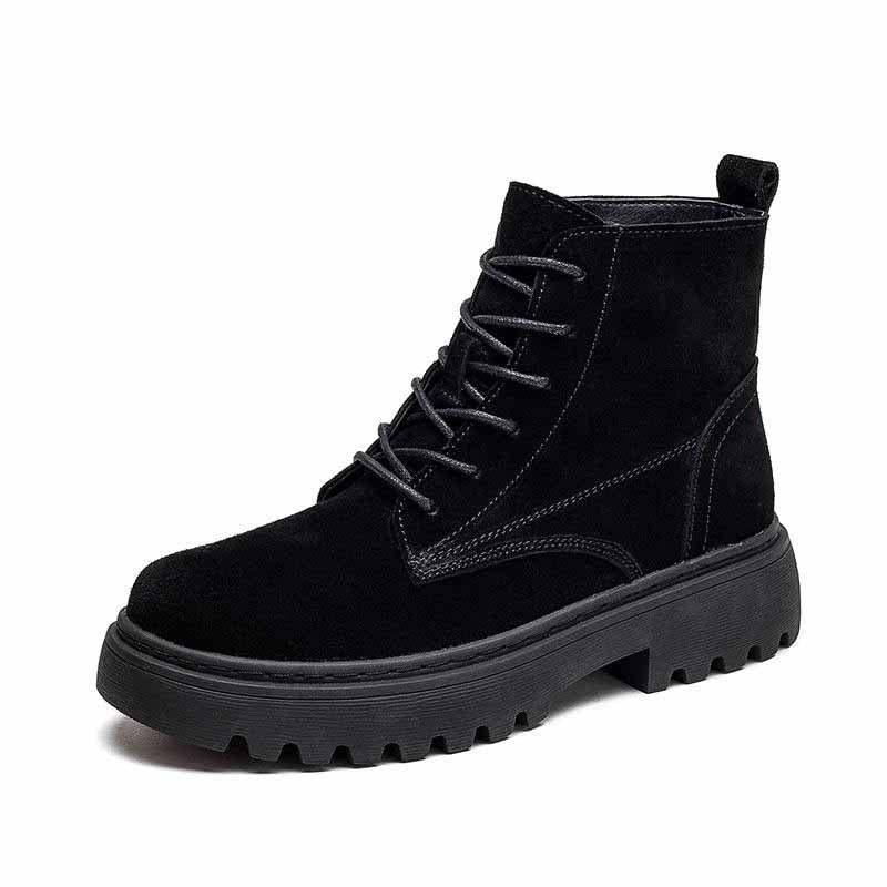 Bottes fashion en daim-Luckweek