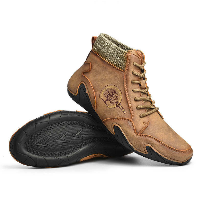 Bottes plates décontractées confortes et antidérapantes