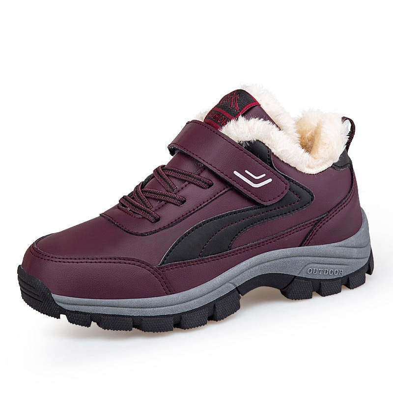 Bottines de neige imperméables en fourrure chaude-Luckweek