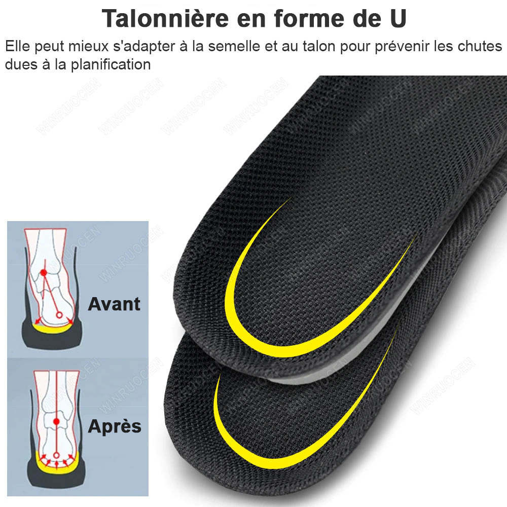 Semelles orthopédiques Premium en Gel 3D pour la fasciite plantaire-Luckweek