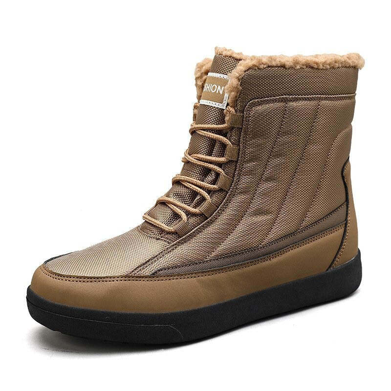 Bottes de neige décontractées en velours pour l'hiver-Luckweek