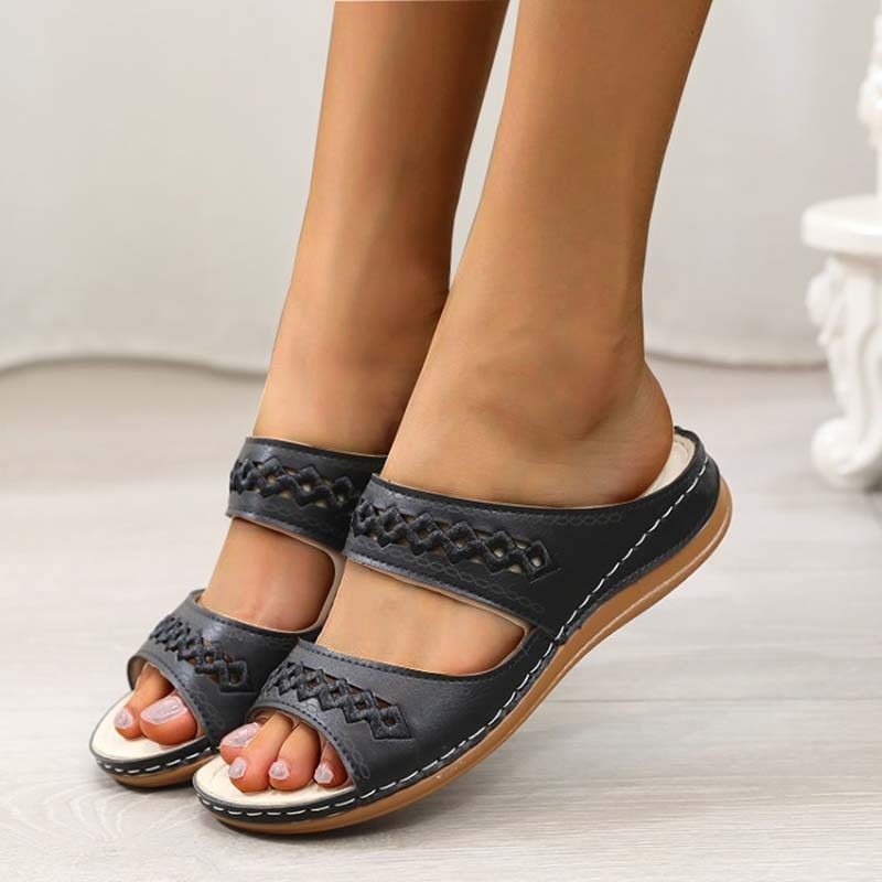 Sandales rétro pour femmes Solso-Luckweek