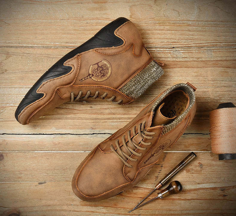 Bottes plates décontractées confortes et antidérapantes