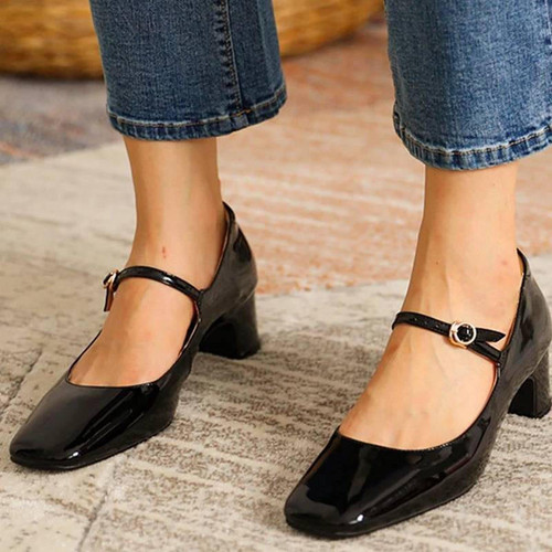 Chaussures à Talons Style Mary Jane-Luckweek