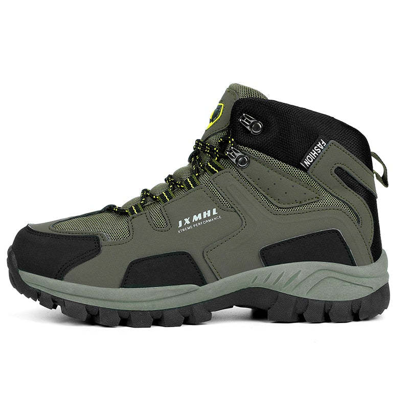 Chaussures hautes de randonnée d'escalade en montagne et de travail en plein air-Luckweek