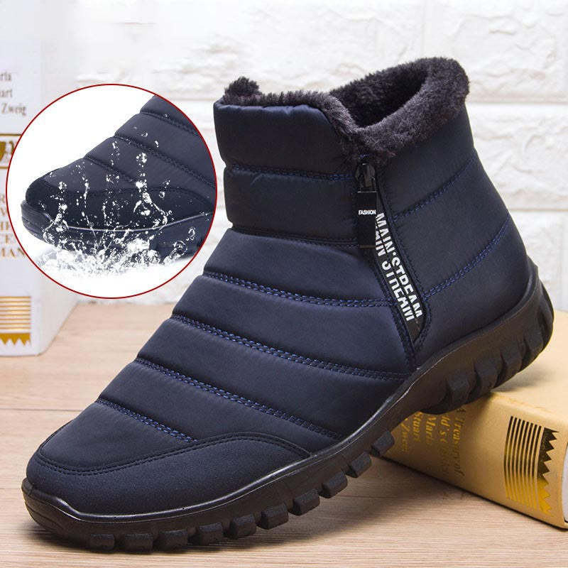 Bottes d'hiver imperméables chaudes et décontractées-Luckweek