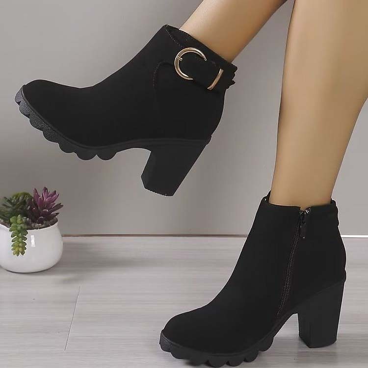 Femme Bottes Bottes de Combat Grandes Tailles Bottes quotidien Bottines Bottines Mode Décontractées Minimalisme Faux Cuir-Luckweek