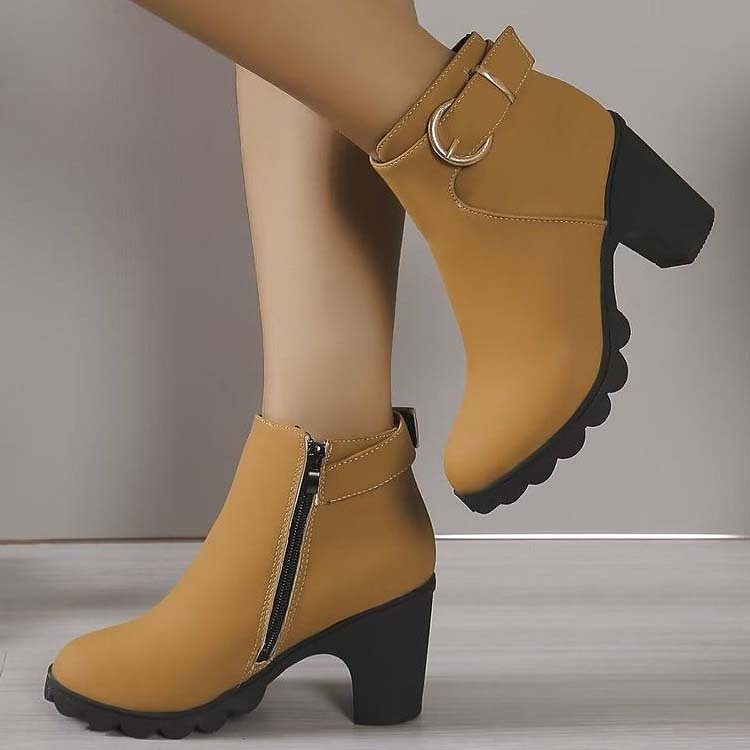 Femme Bottes Bottes de Combat Grandes Tailles Bottes quotidien Bottines Bottines Mode Décontractées Minimalisme Faux Cuir-Luckweek