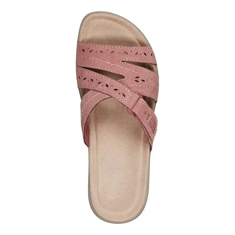 Chaussures orthopédiques de soutien de la voûte plantaire en cuir souple