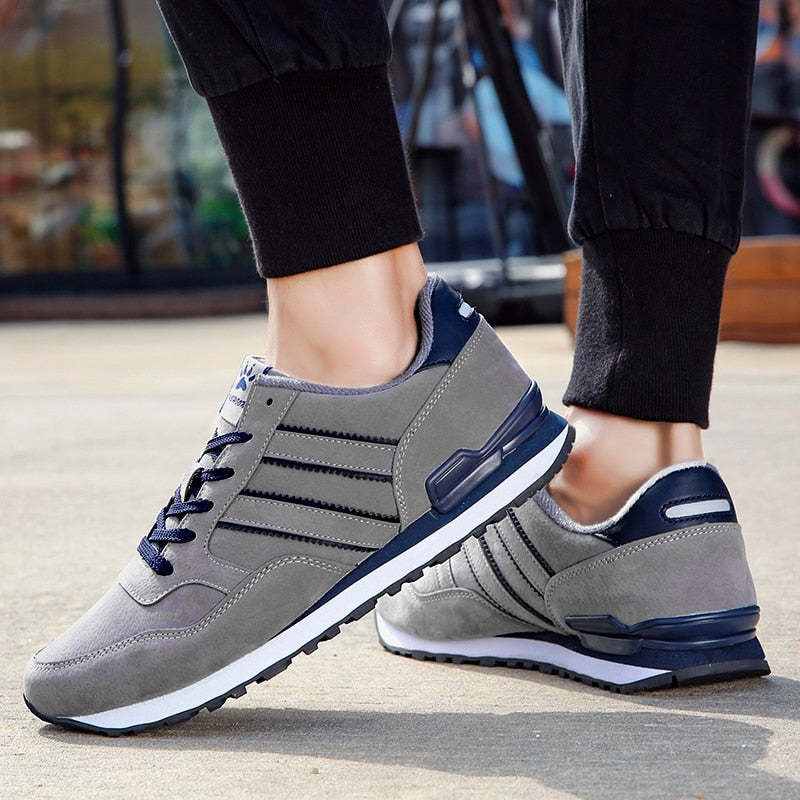 Chaussures décontractées de haute qualité respirantes à lacets-Luckweek