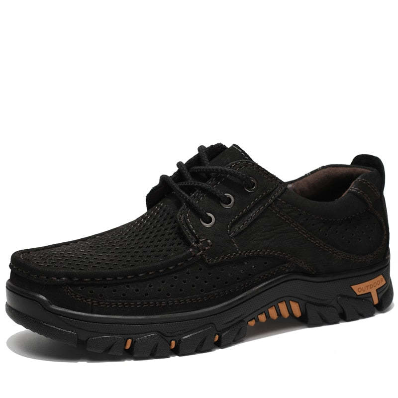 Chaussures d'été en cuir pour Hommes-Luckweek