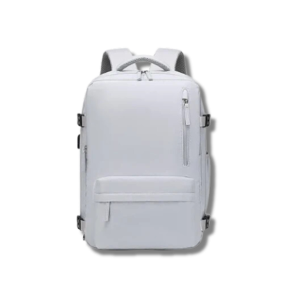 Sac à dos de voyage avec port de charge USB et compartiment à chaussures
