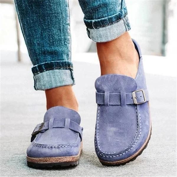 Mules Orthopédiques sandales en cuir -Luckweek