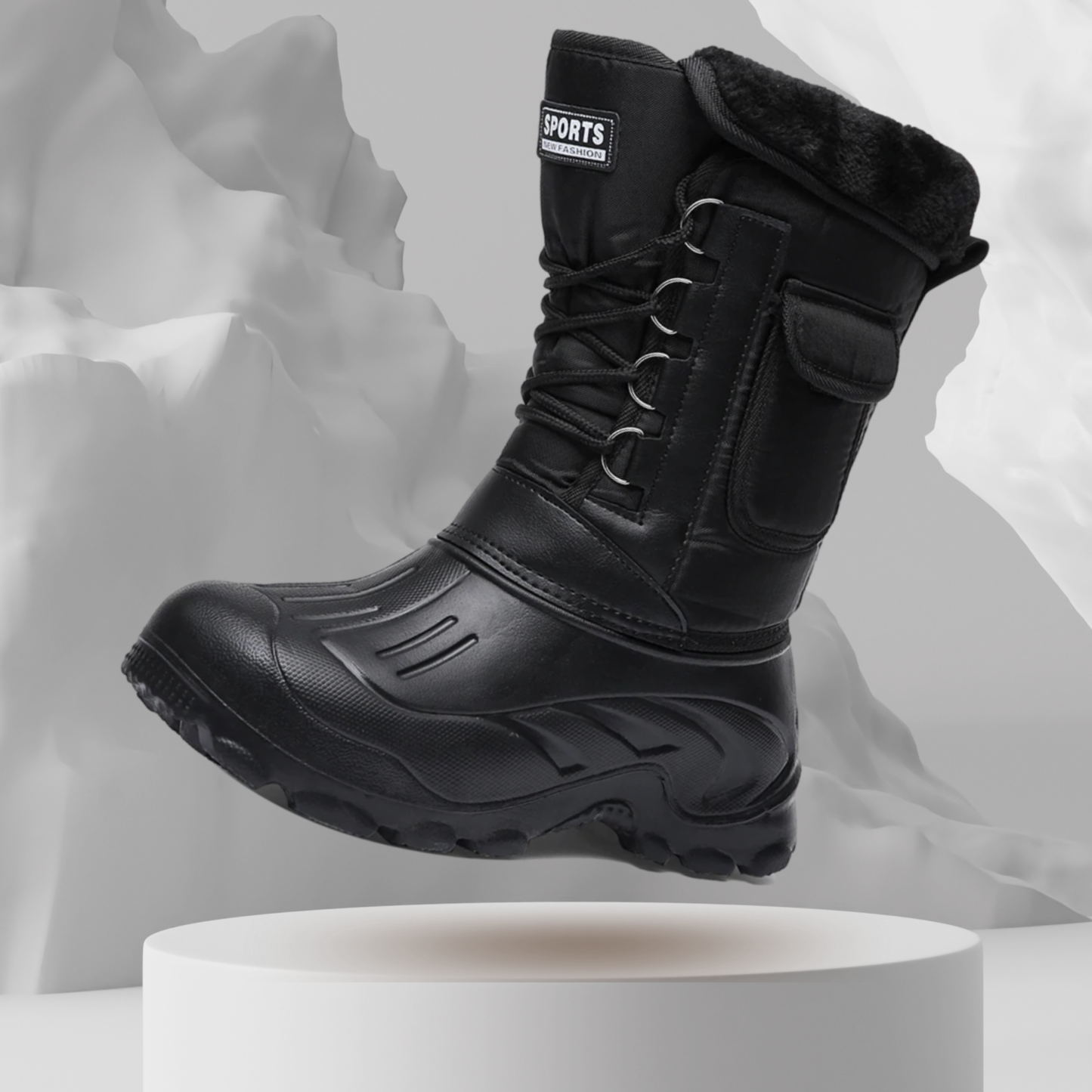 Après-ski Homme - Bottes Neige - Boots Montagne randonnée-Luckweek